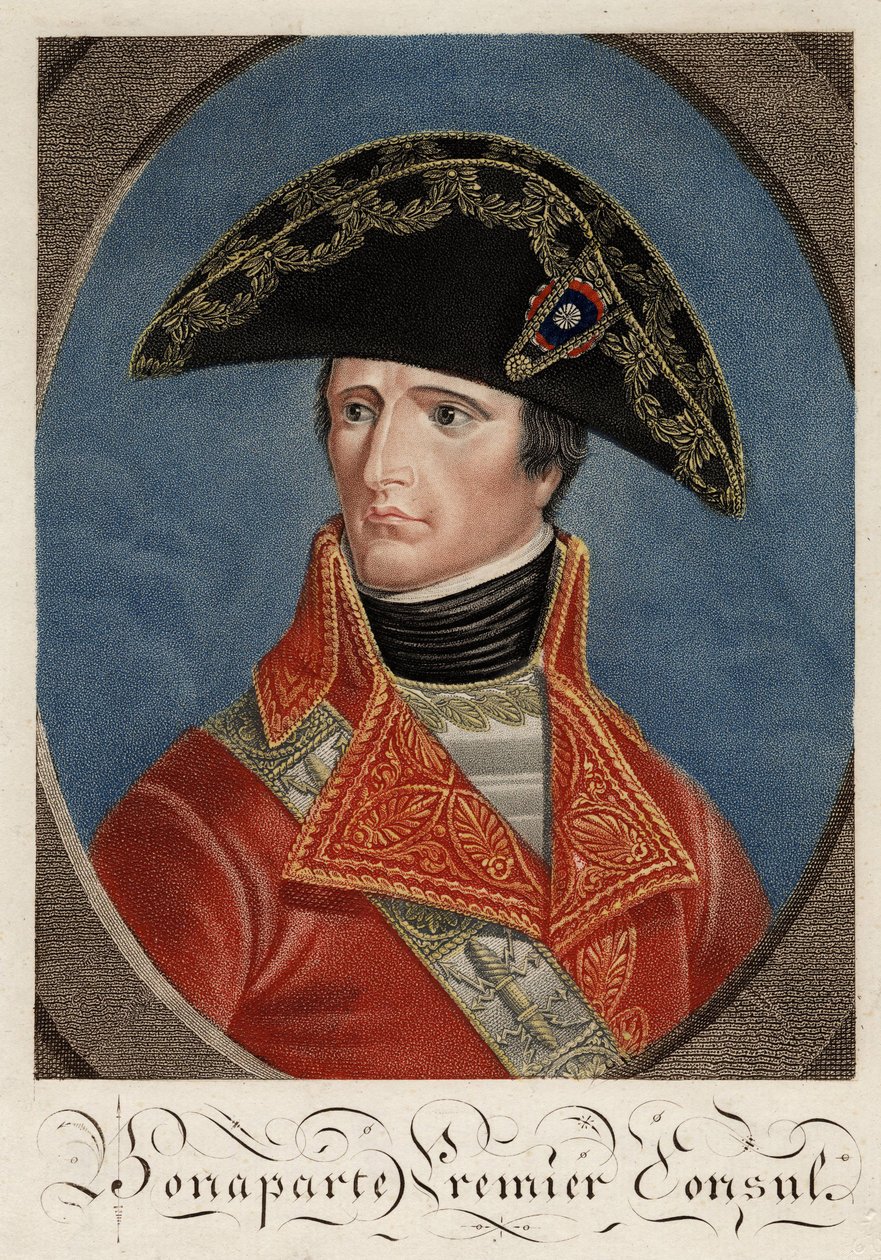 ""Portrait du Premier consul Napoleon Bonaparte (1769-1821)"" - Fransa