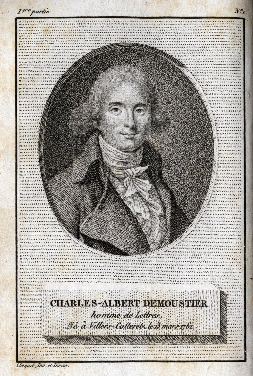 Charles Albert Demoustier (1760-1801) Fransız yazar. Charles Albert Demoustier (1760-1801) tarafından "Emilie