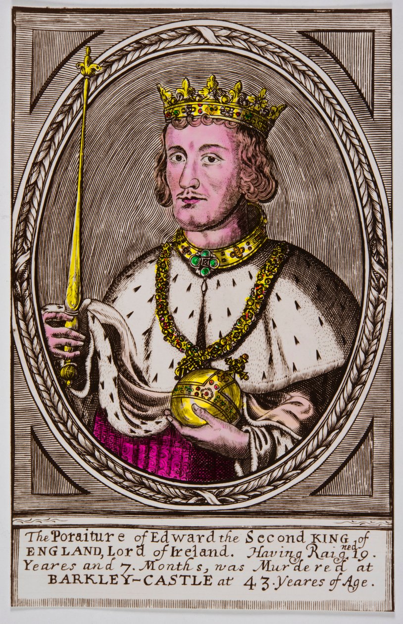 Edward II (1284-1327) portresi İngiltere Kralı, Privee Koleksiyonu by Anonymous Anonymous