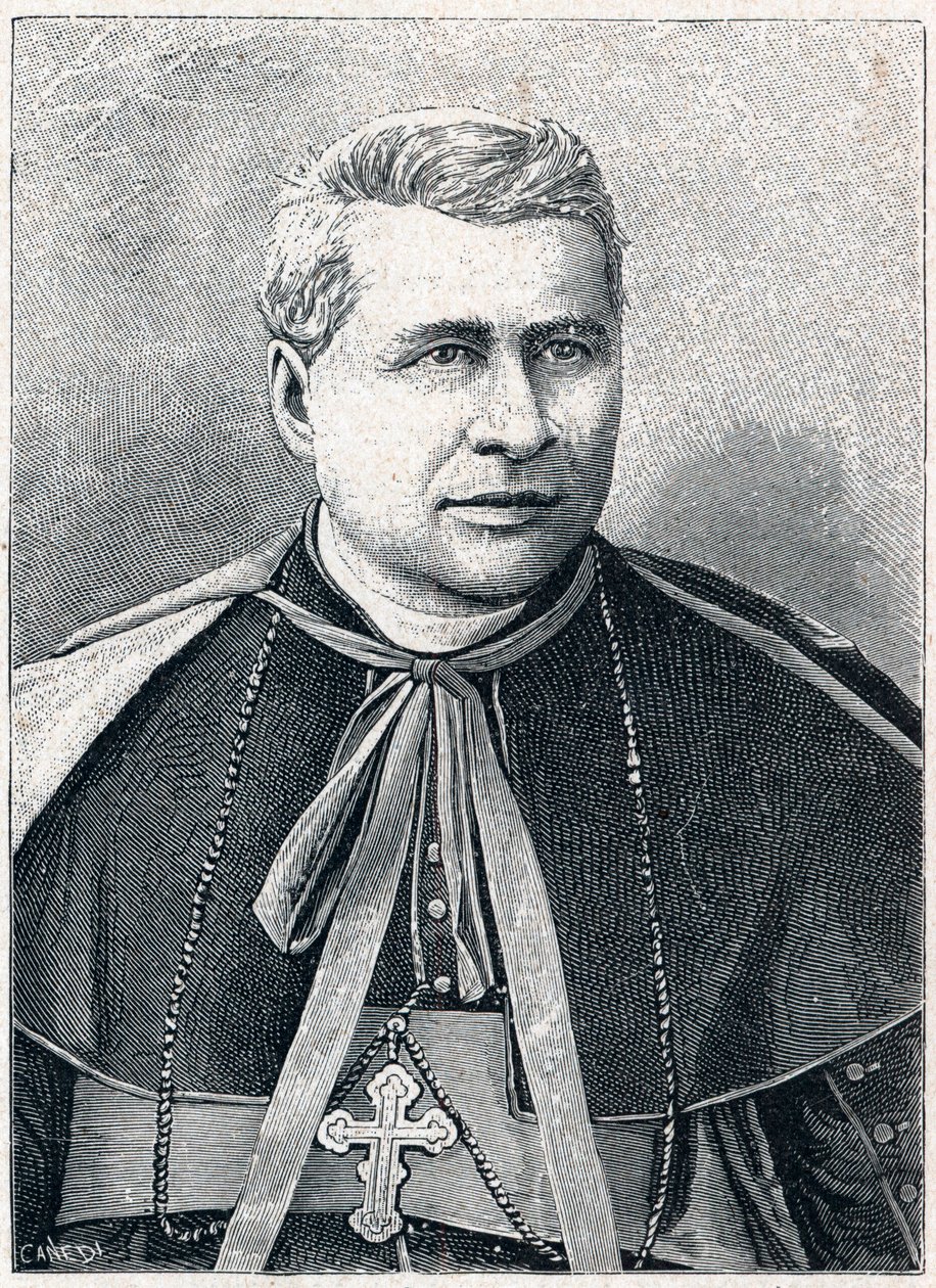 Giovanni Simeoni (1816-1892), İtalyan kardinal portresi. Louis-Eugene (Louis Eugene) Louvet