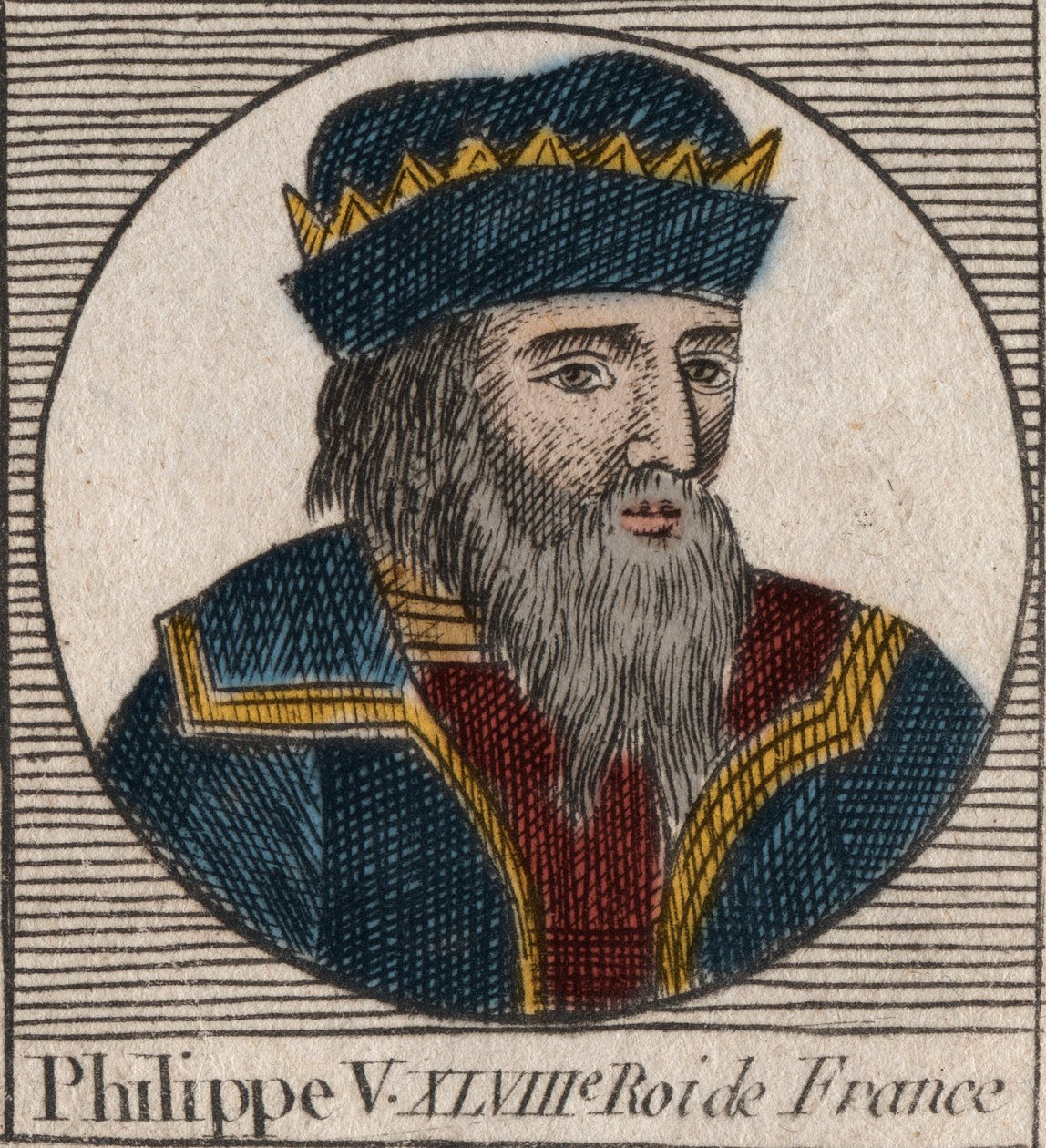 Uzun Philip V (1294 - 1322), Fransa Kralı - Philippe V (1294-1322) 