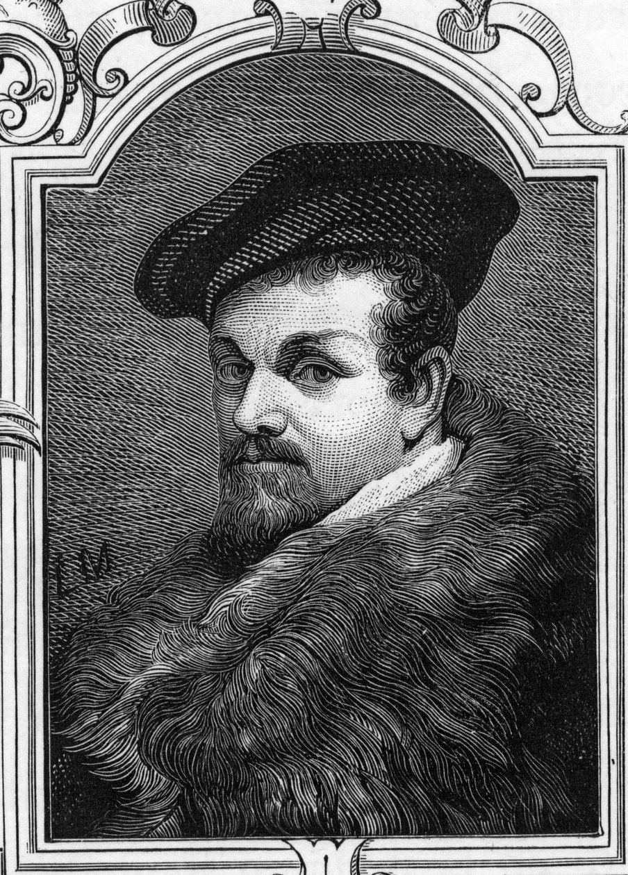 Pier Francesco Mazzucchelli dit il Morazzone (1573-1626) İtalyan ressamın portresi. Armandaud