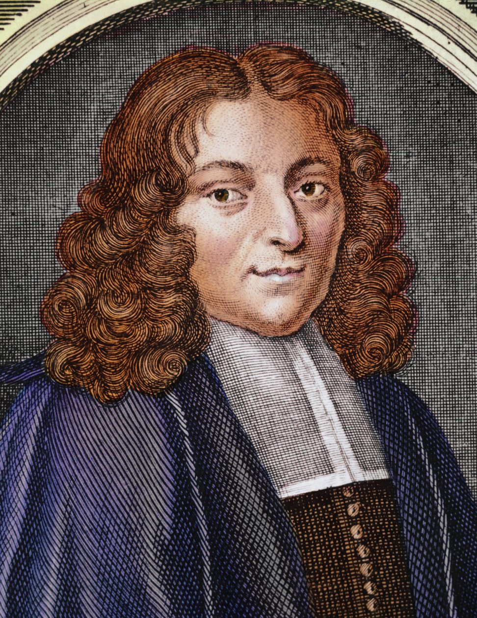 Pierre Bayle, Fransız yazar ve filozof portresi (gravür) by Anonymous Anonymous