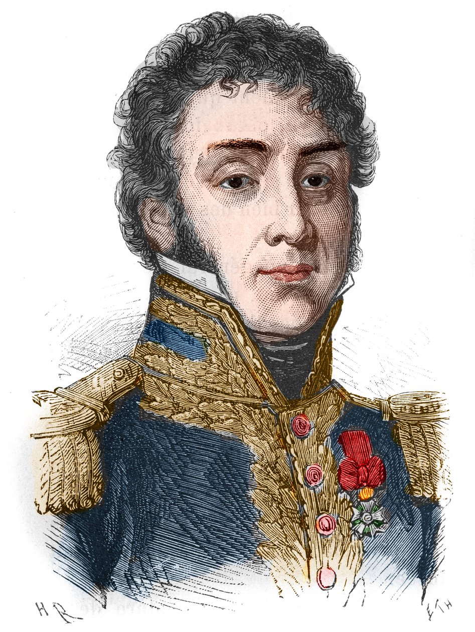 Remy Joseph Isidore Exelmans (veya Exelmans), Mareşal ve Fransa Akranı (1775 - 1852) - Henri Martin tarafından “” L