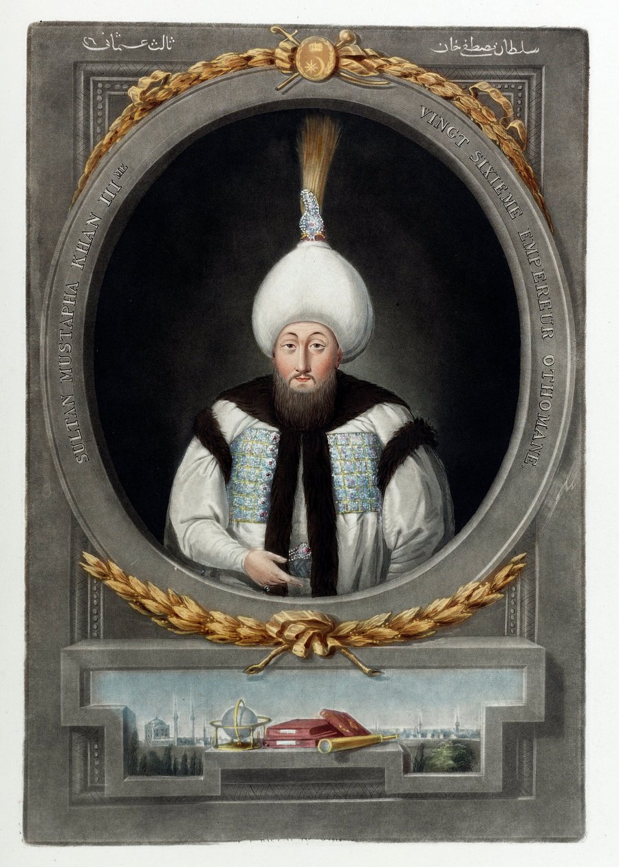Anonim tarafından Sultan III. Mustafa (1717-1774) (Mustafa, Mustafa) portresi by Anonymous Anonymous