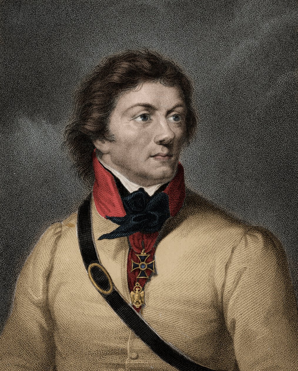 Portrait of Thaddeus (Tadeusz) Kosciuszko (Kosciusko) Polish soldier (1746-1817) by Anonymous Anonymous