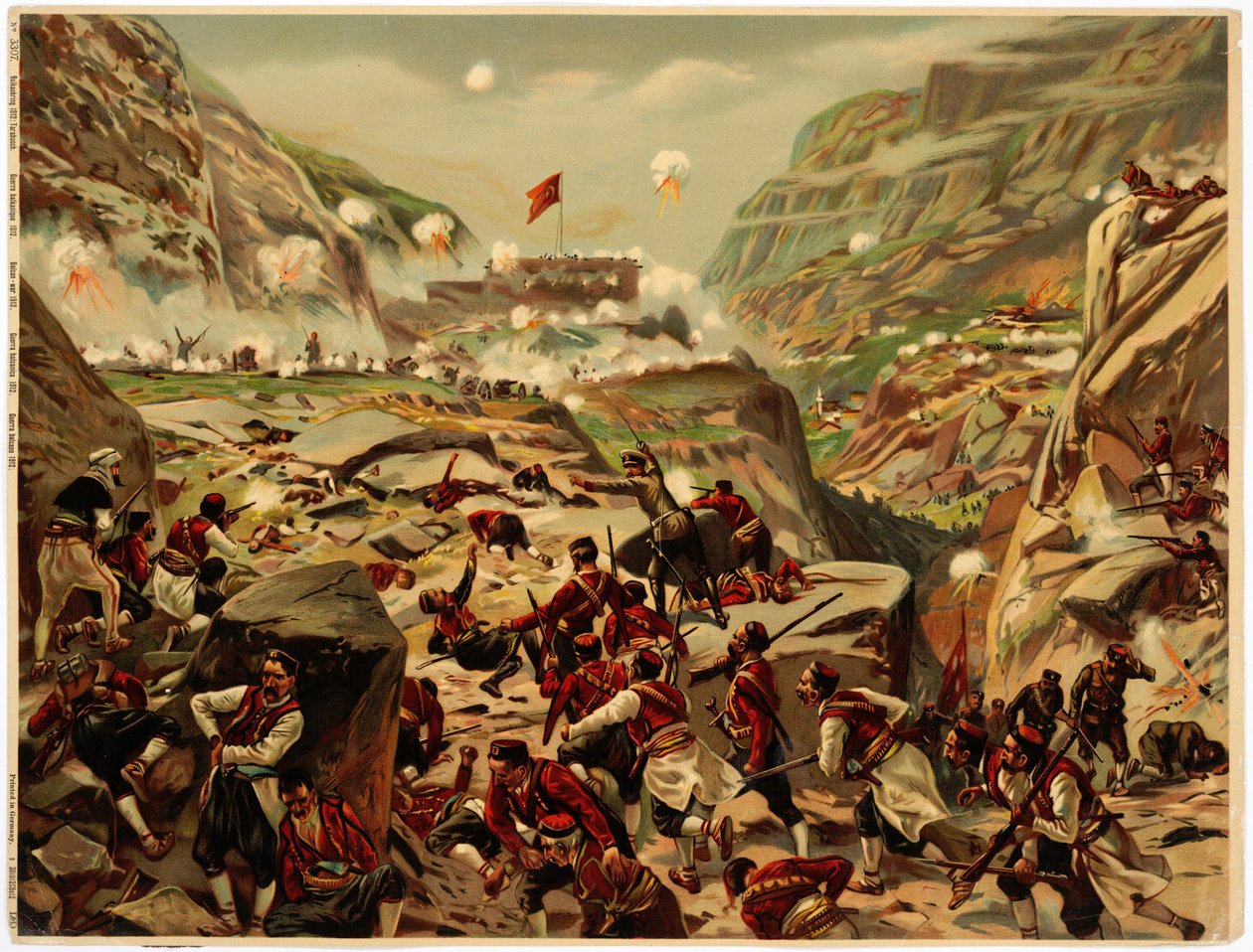 Birinci Balkan Savaşı - Balkan Savaşı. Anonymous tarafından Tarabosh