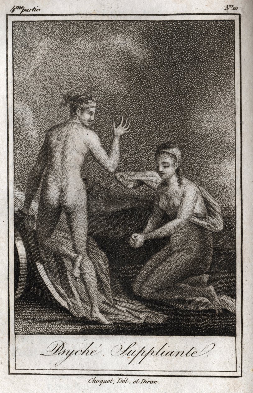 Ruh yalvarıyor. Charles Albert Demoustier (1760-1801) tarafından "Emilie