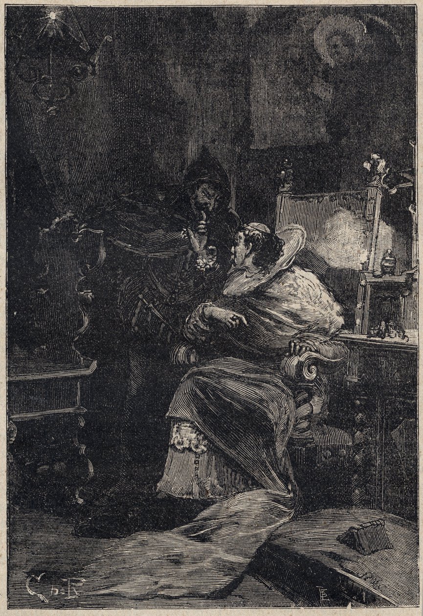 Rodrigo Borgia ve Ascanio Maria Sforza Visconti (1455-1505) - Oscar Pio tarafından 