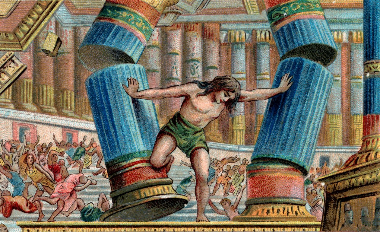 Samson, Dagon Tapınağı