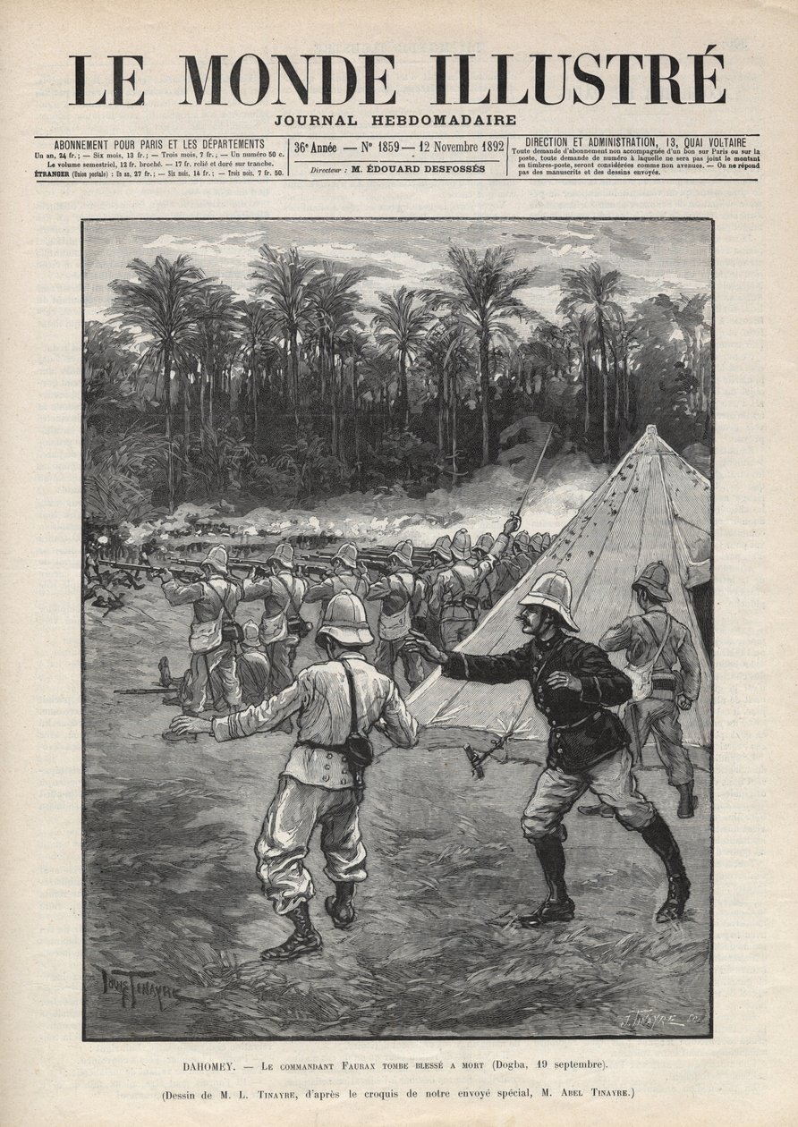 İkinci Dahomey Savaşı (1892-1894): Fransız komutan Faurax