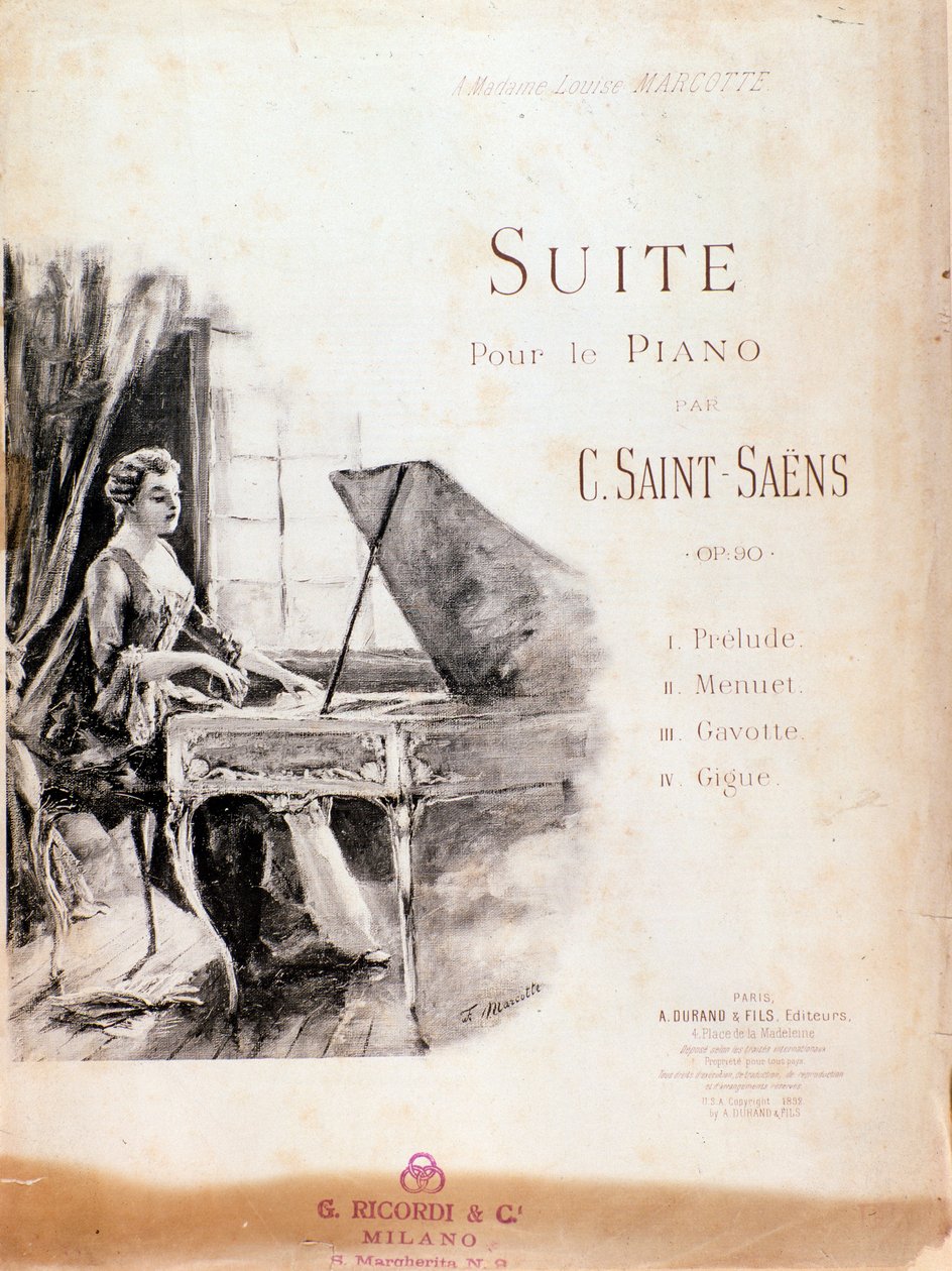 Suite for piano (Opus 90), Camille Saint-Saens