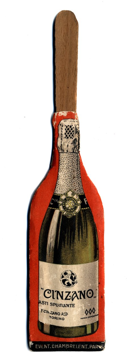 Küçük reklam fanatiği, nesne Vermouth markası Cinzano, İtalyan aperatif şarabının tanıtımından türemiştir. İlk 20. yüzyıl Özel Koleksiyonu by Anonymous Anonymous