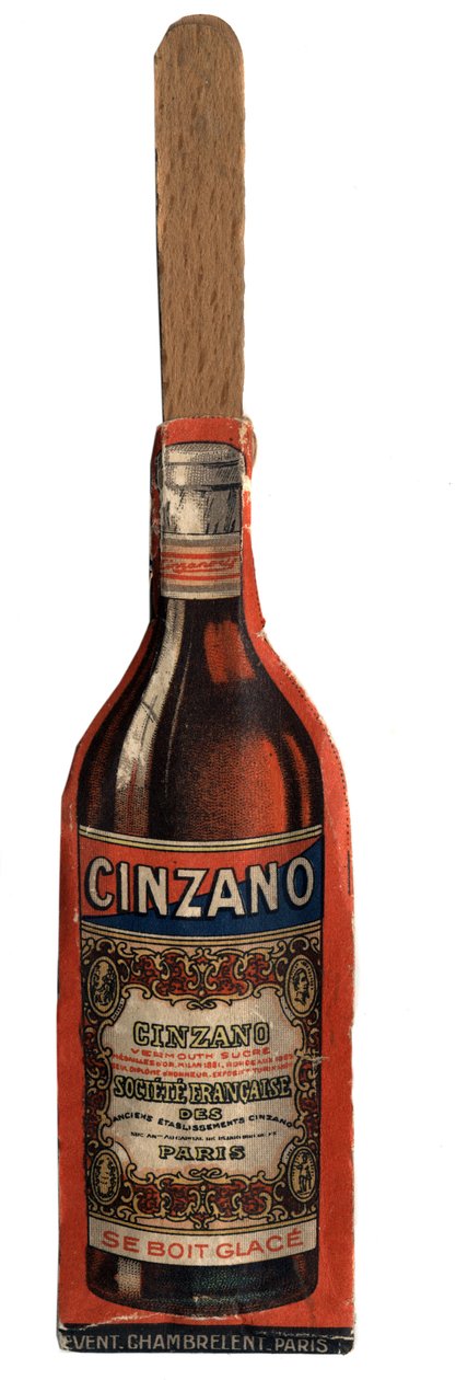 Küçük reklam fanatiği, nesne Vermouth markası Cinzano, İtalyan aperatif şarabının tanıtımından türemiştir. İlk 20. yüzyıl Özel Koleksiyonu by Anonymous Anonymous
