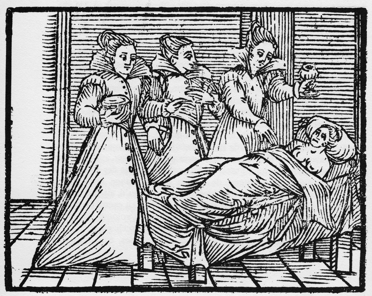 Somnic malefice - “” Compendium Maleficarum””, cadılar, onların zararlıları ve sortileri ile ilgili Francesco Maria Guazzo veya Guaccio veya Guaccius (15?? -16??) 1608 Özel Koleksiyon by Anonymous Anonymous