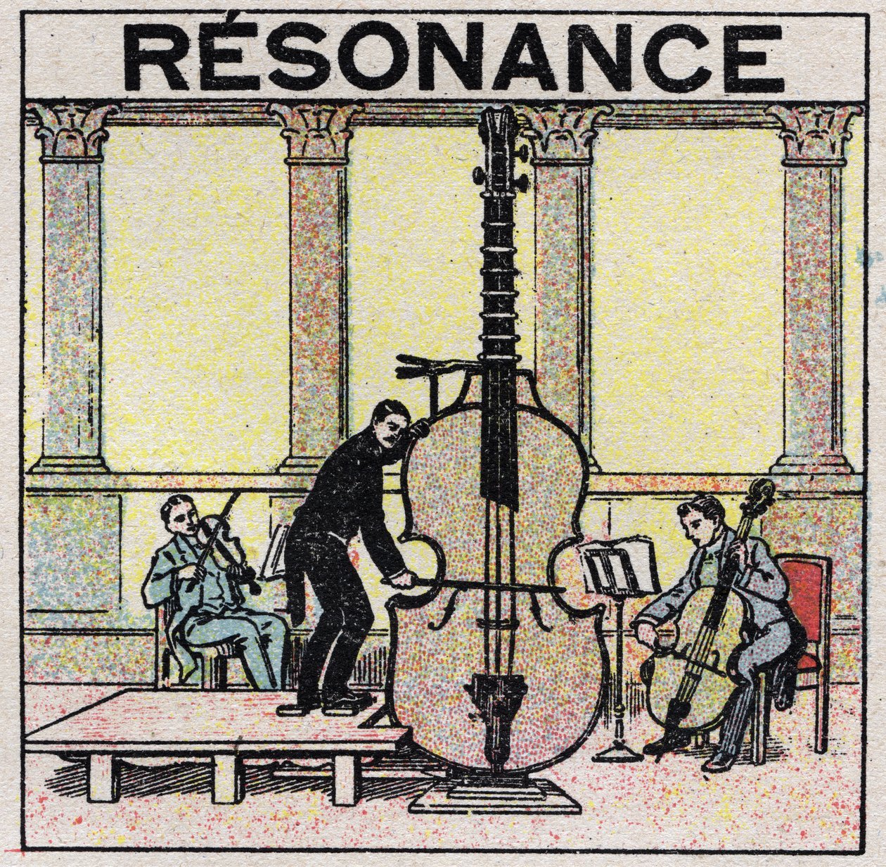 Ses enerjisi: Müzik aletlerinin kurulmasında kullanılan rezonans. 1925