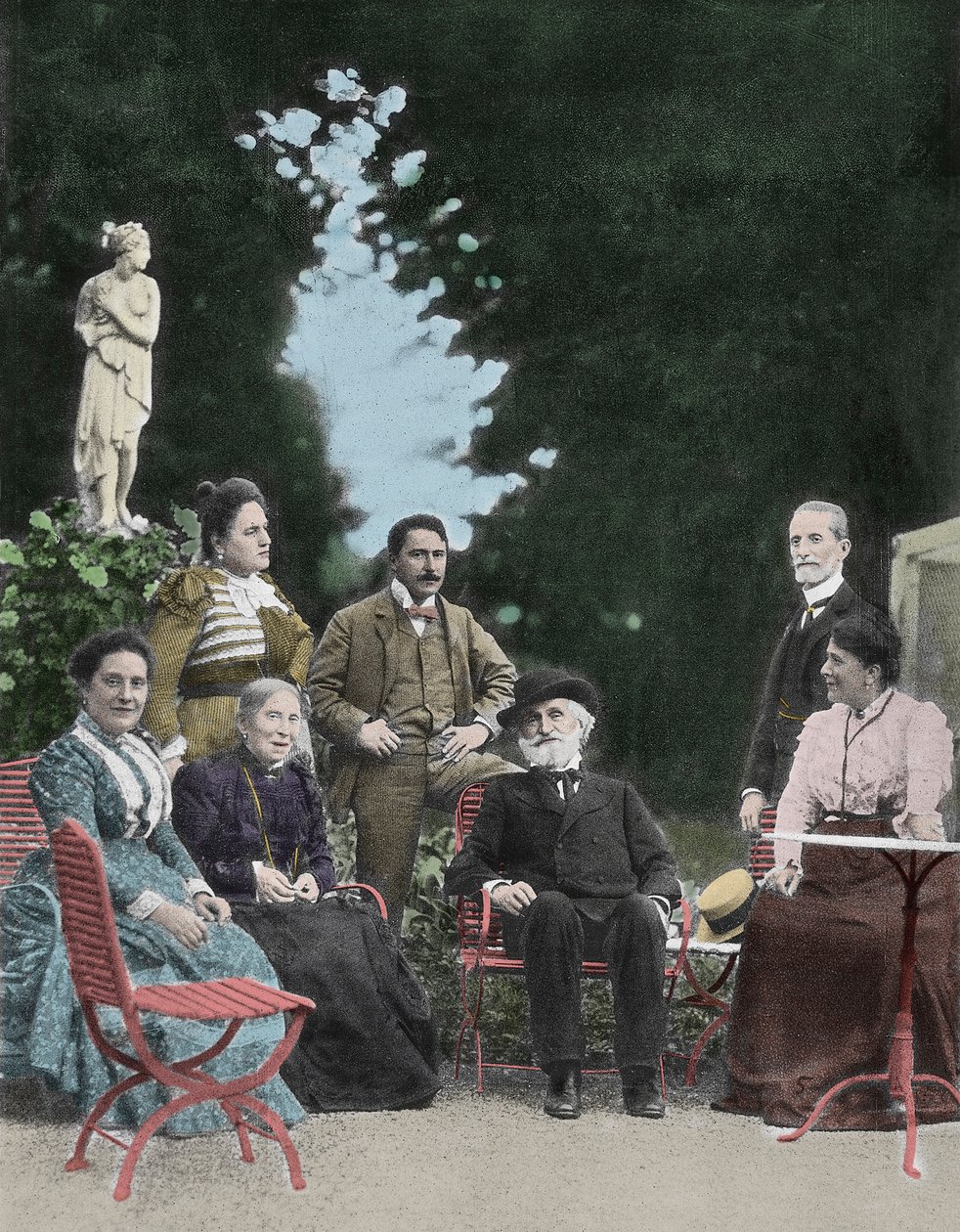 İtalyan besteci Giuseppe Verdi (1813-1901) ile 1898