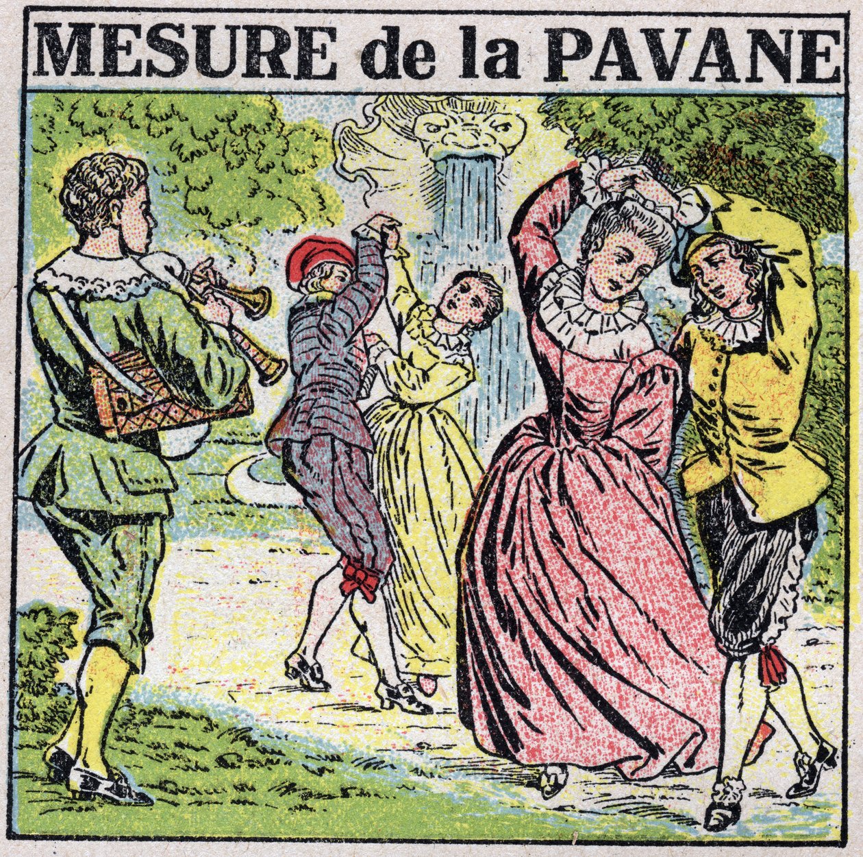 Ses sanatı: pavane (dans) ölçmek. 1925