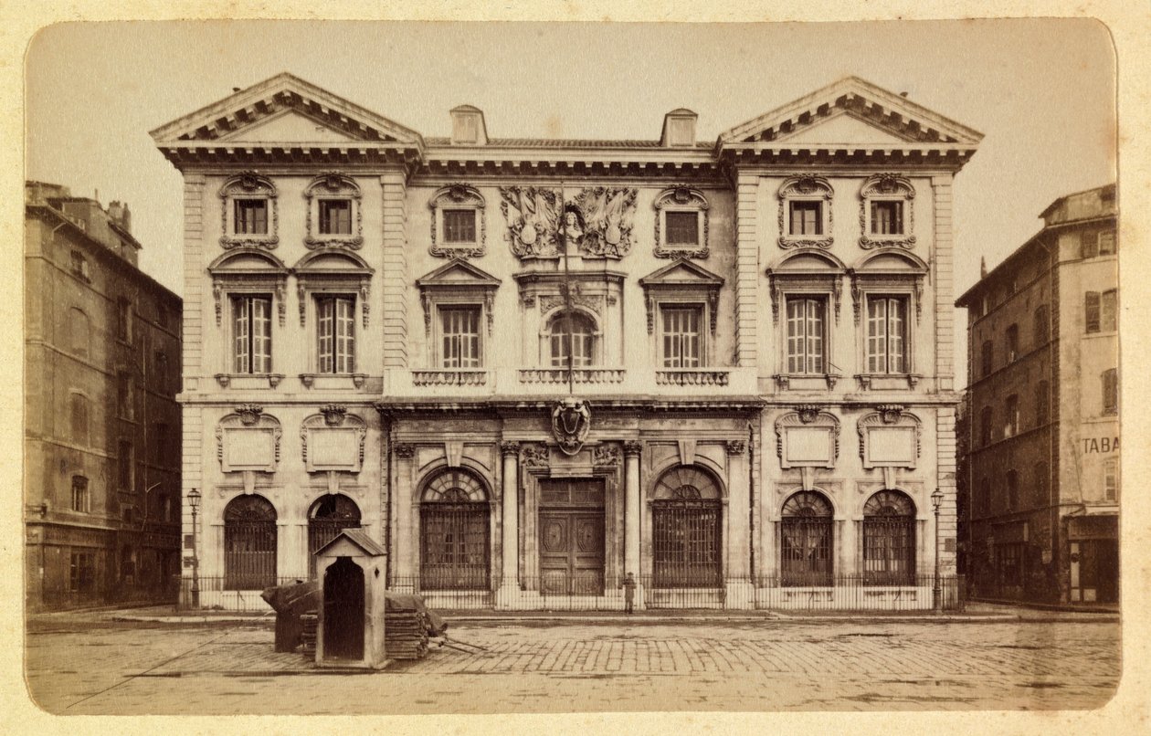 1885-1890 civarında Marsilya şehri ve çevresi: belediye binası, Özel koleksiyon by Anonymous Anonymous