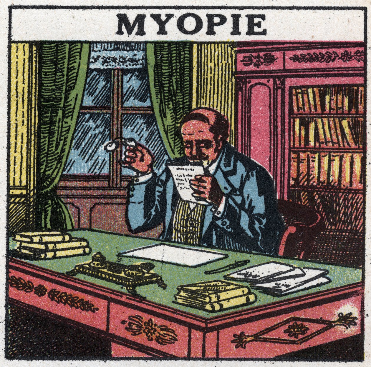 Göz: miyoptan muzdarip kişi. 1925