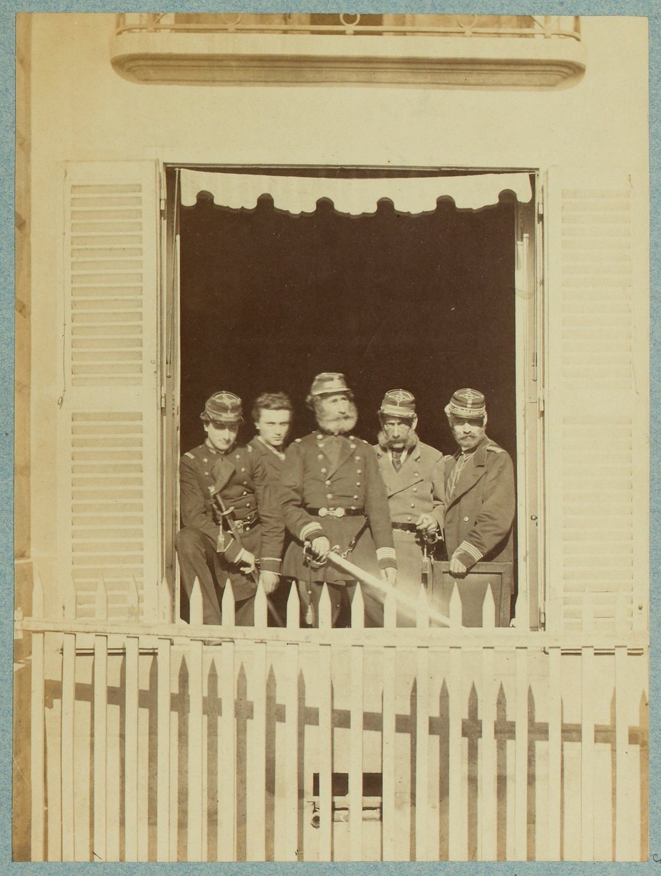 Komün sırasında Place Vendome#39;un genelkurmay başkanı, 1871 dolayları (s/b fotoğraf) by Anonymous Anonymous
