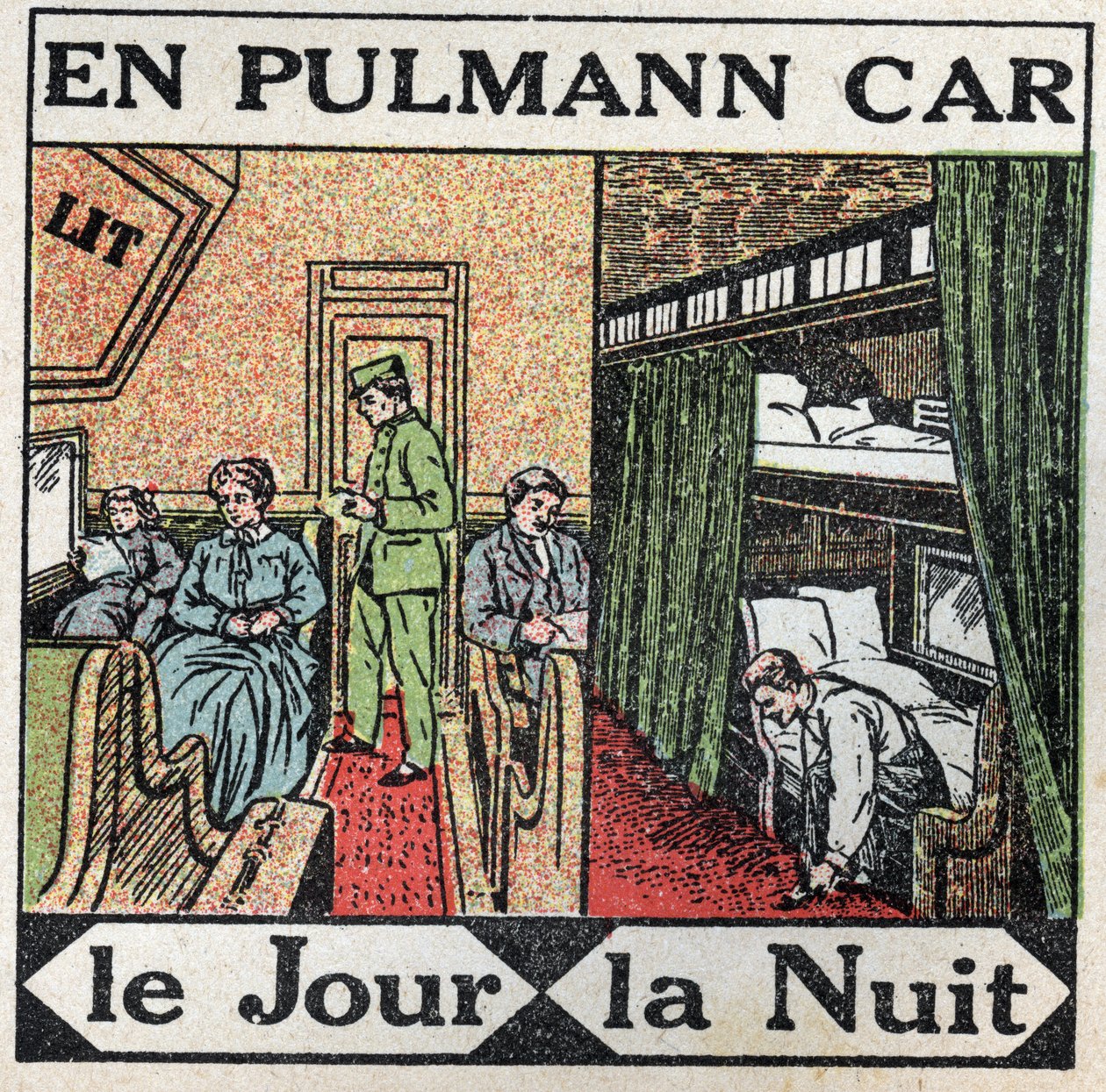 Demiryolları: Pullman vagonunun içinde. 1925
