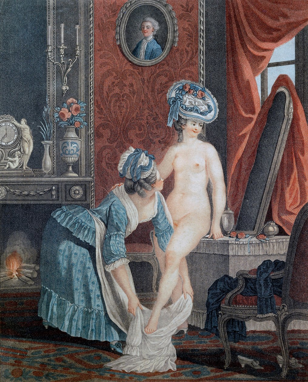 Louis Marin Bonnet (1736 - 1793) tarafından tuvalet. by Anonymous Anonymous