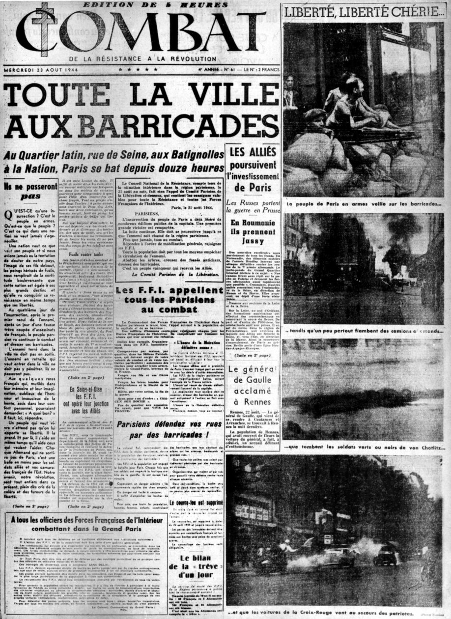 Bütün şehir barikatlarda: Paris