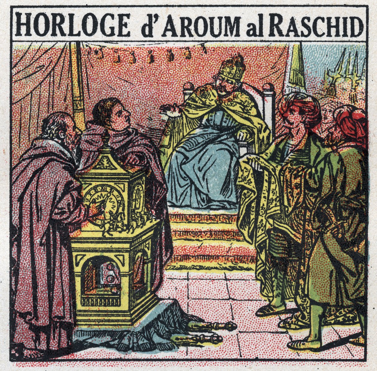 Zaman: Haroun al-Rashid (Harun al-Rashid veya al-Rashid (al-Rashid) veya ar Rachid (ar-Rashid) veya el Rashid (el-Rashid) veya el Raschid (el-Rashid) veya al Raschid (al- Raschid), Abbasi Halifesi (763 veya 766-809) 1925
