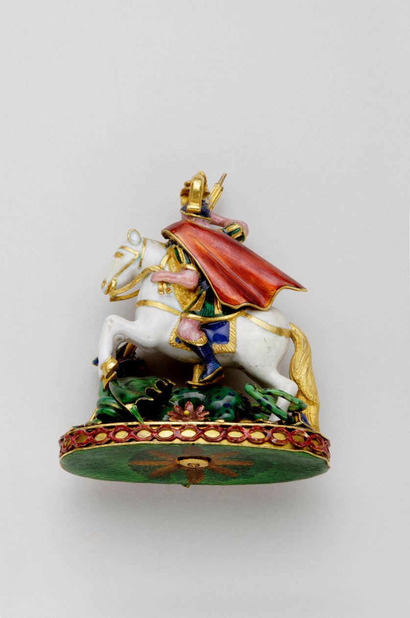 Birleşik Krallık - Jartiyer Nişanı: Grand George - Ters - 18. yüzyılın sonu - Altın ve Emaux - Y 4,7 cm; genişlik 4 cm; Ağırlık: 48 g - Özel koleksiyon by Anonymous Anonymous
