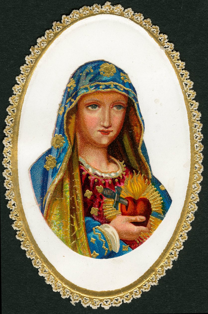 Kutsal kalbin bakiresi (kromolitografi) by Anonymous Anonymous