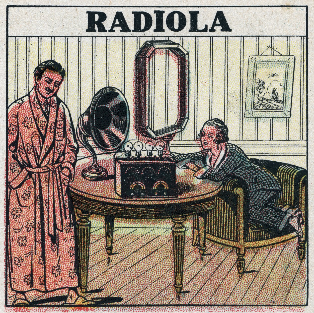 Kablosuz telefon: Radiola radyo seti. 1925