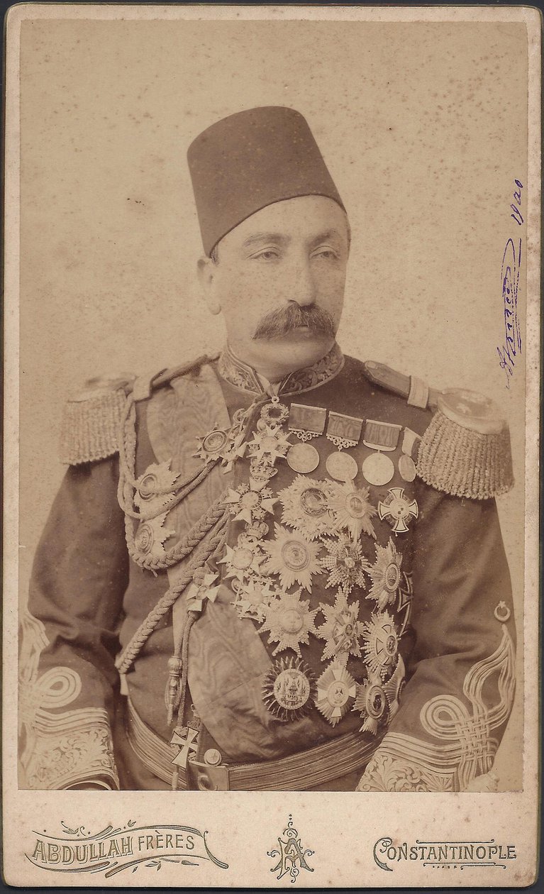 portre du sultan II. Abdülhamid (Abd ul Hamid, Abdülhamid, Abdülhemit, Abdülhamid, Abdülhamid, Abdülhamid, Abdülhamid) (1842-1918) - Sultan II. Abdülhamid (1842-1918), İmparator Osmanlı