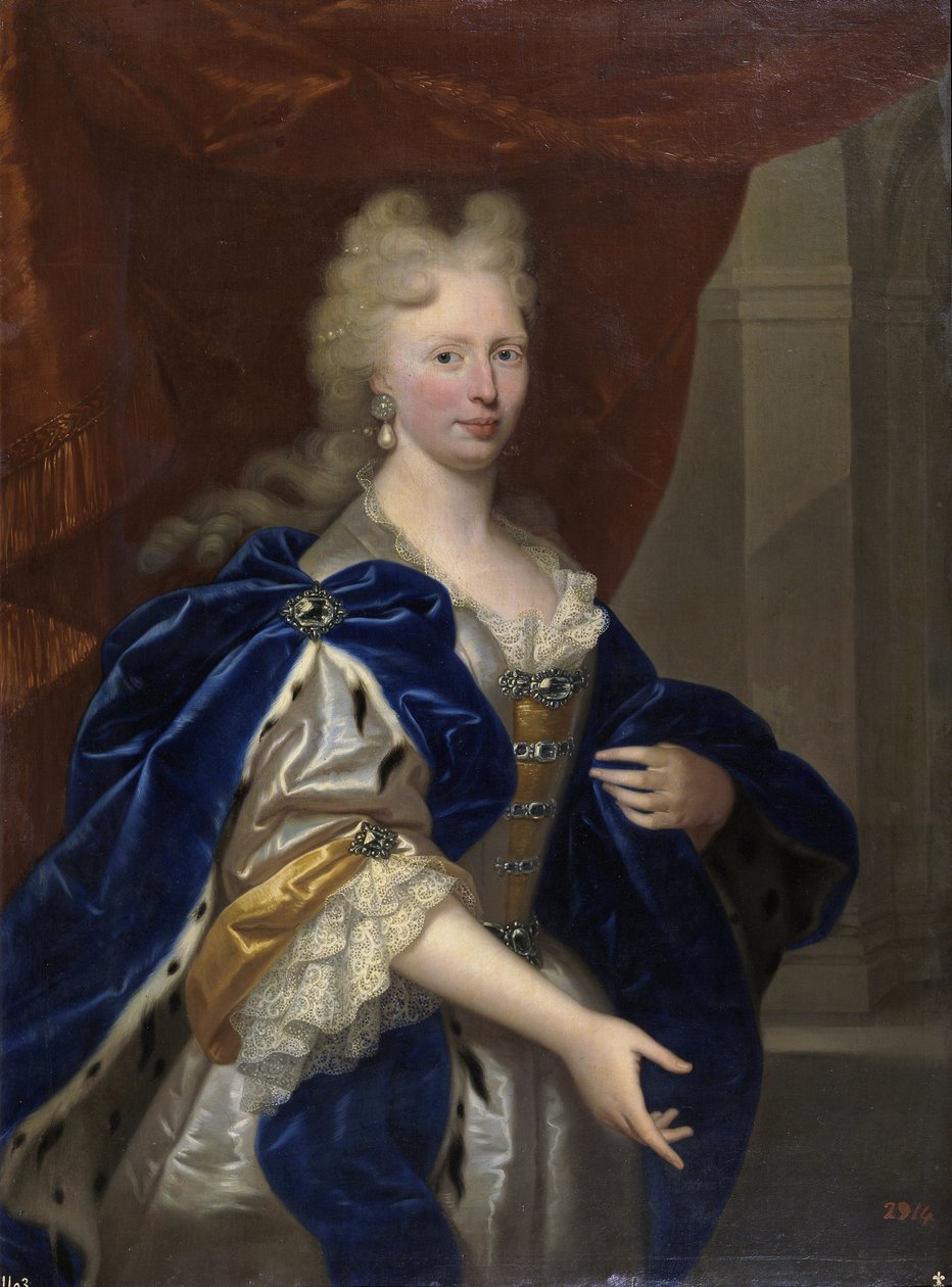 Avusturya Maria Josepha portresi (Maria Josepha Benedikta Antonia Theresia Xaveria Filipin (1699-1757) Polonya Kraliçesi - (Avusturya Mary Joseph) (Avusturya Marie Josephe) - Avusturya Maria Josepha (1699-1757) tarafından Anonim by Anonymous Anonymous
