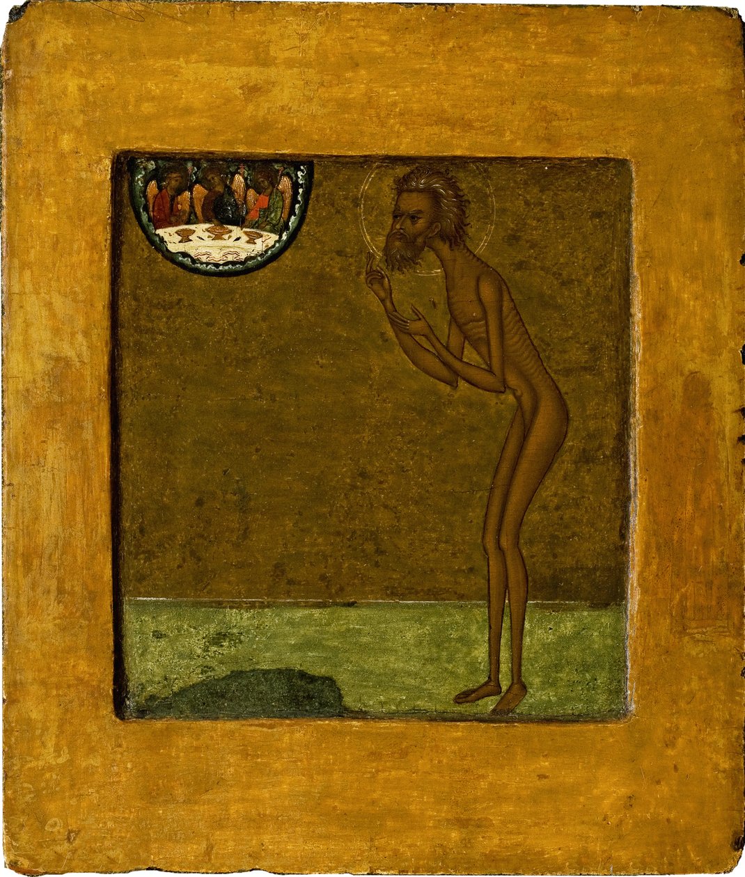 Kutsal Basil, 16. yüzyılın sonu. by Anonymous Russian icon painter