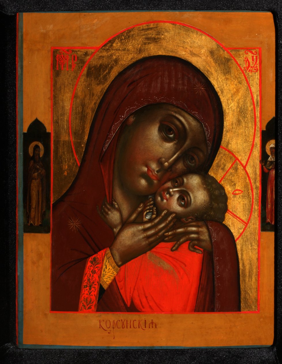 Korsun Korsunskaya Our Lady of, 19. yüzyılın başlarında. by Anonymous Russian icon painter
