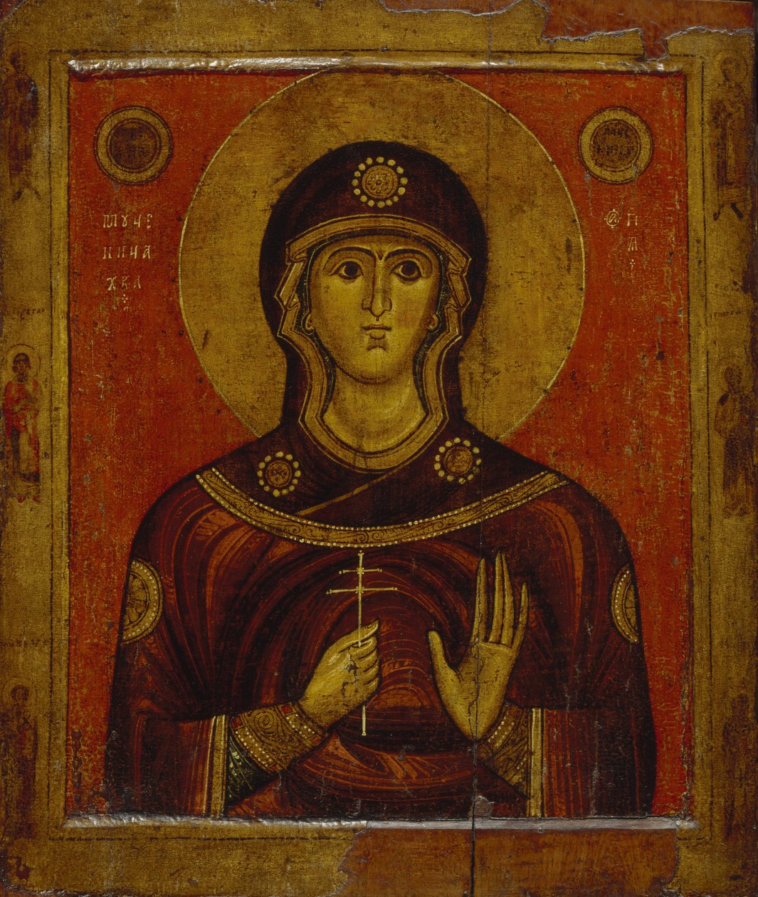 Aziz Juliana, 13. yüzyılın başlarında. by Anonymous Russian icon painter
