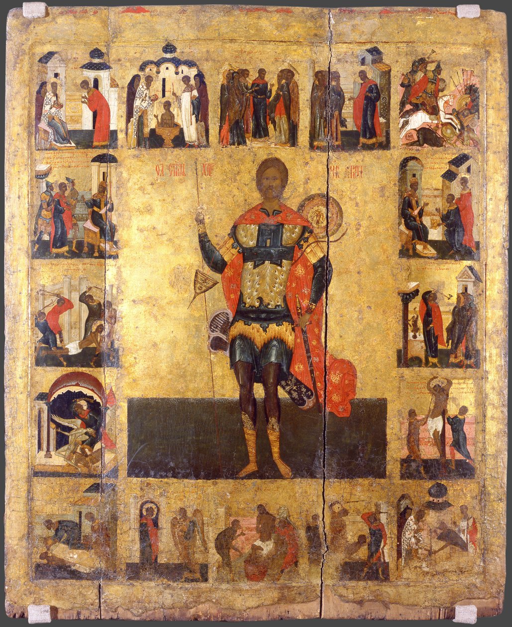 Aziz Nicetas Got, 16. yüzyıl by Anonymous Russian icon painter
