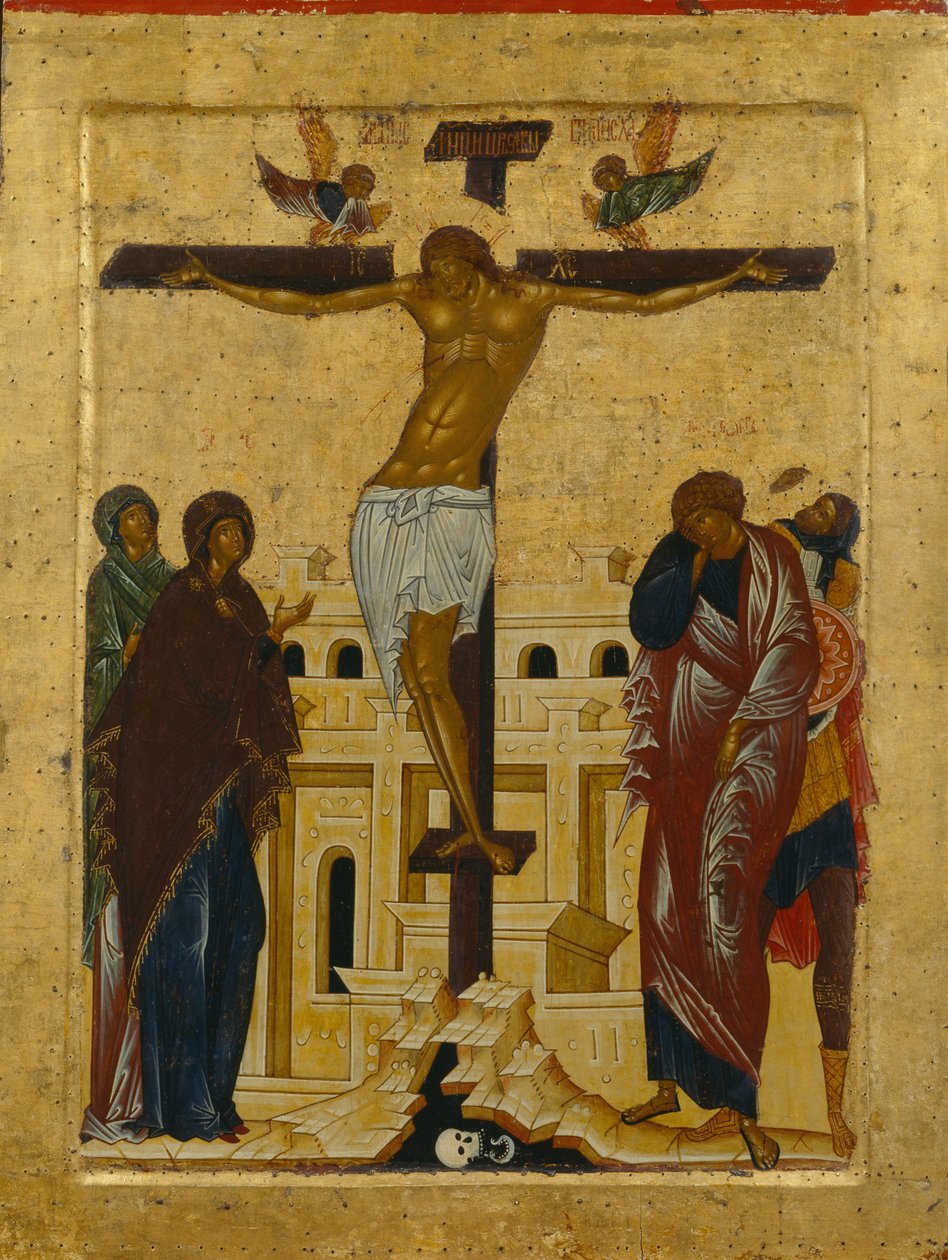 Çarmıha Gerilme, 1497 by Anonymous Russian icon painter