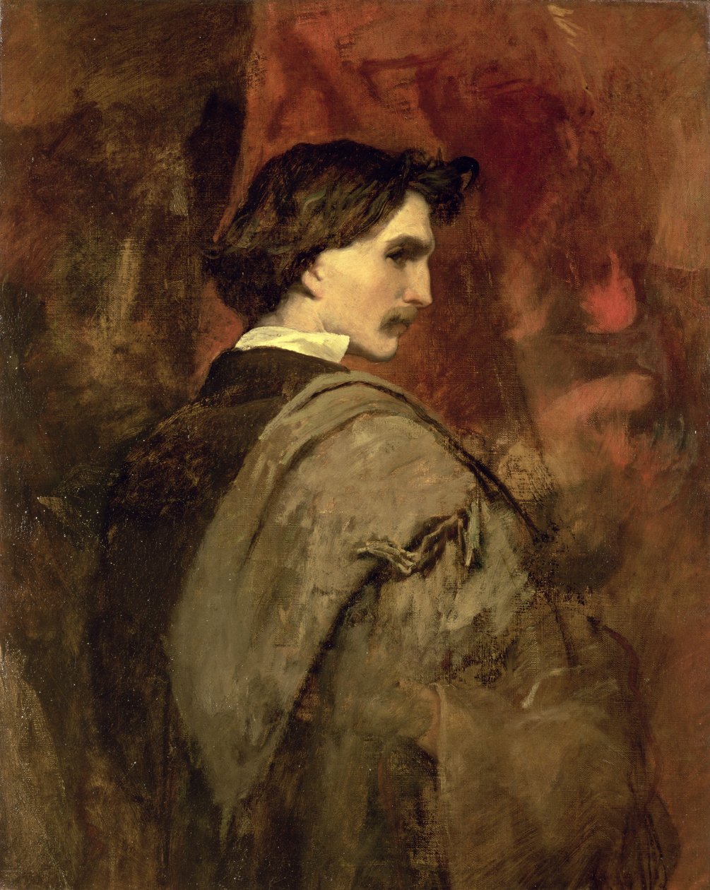 Otoportre, c.1860 by Anselm Feuerbach