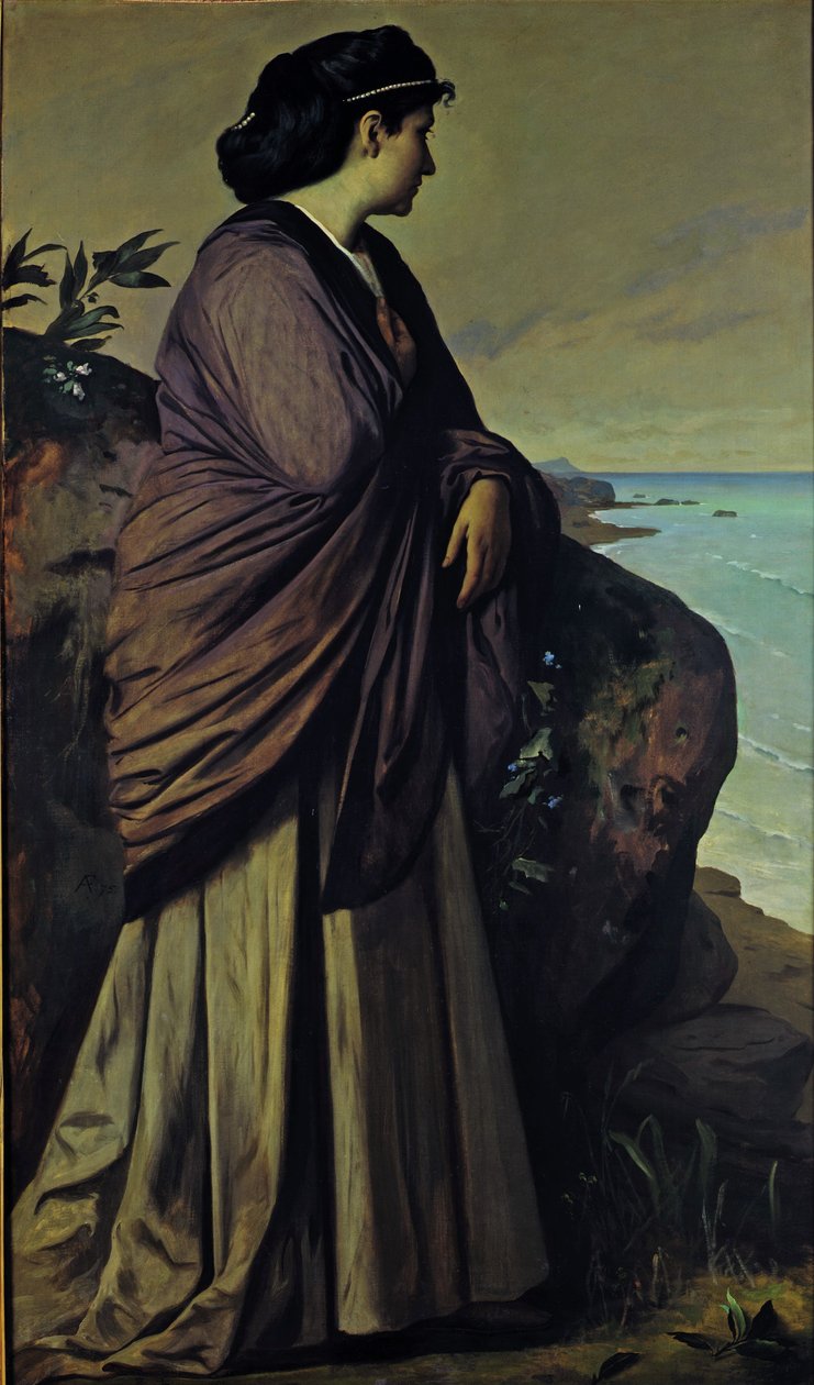Deniz Kıyısında Modern Iphigenia, 1875 by Anselm Feuerbach