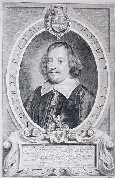 Dr Antoine de Brun (1599-1654), Paulus Pontius (1603-58) tarafından oyulmuş 