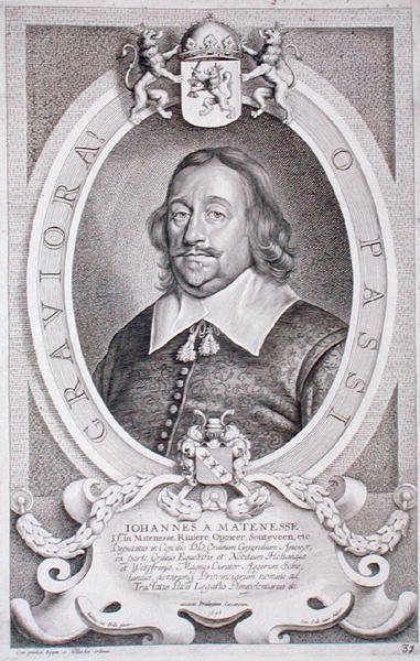 Jan van Mathenesse (1596-1653), Cornelis Galle tarafından oyulmuş 