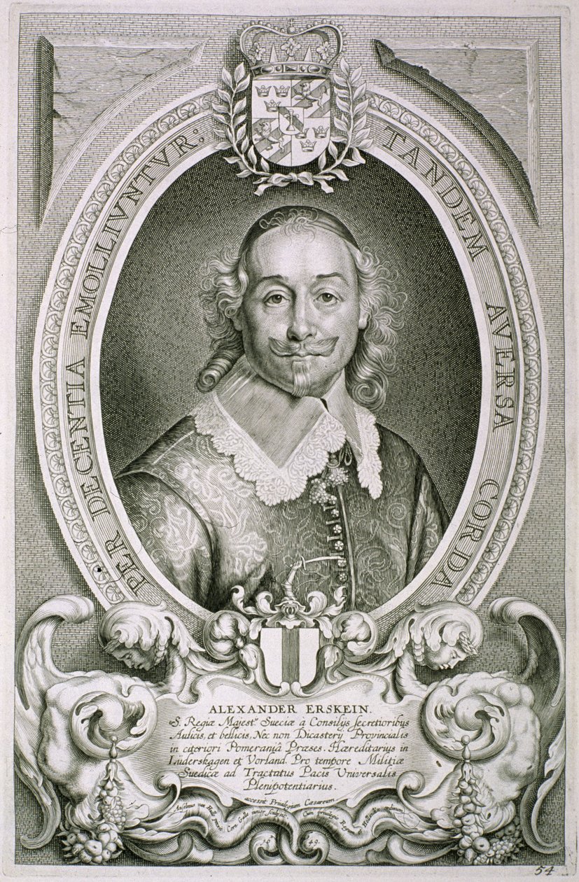 Alexander Erskein (d.1656), Cornelis Galle tarafından oyulmuş 