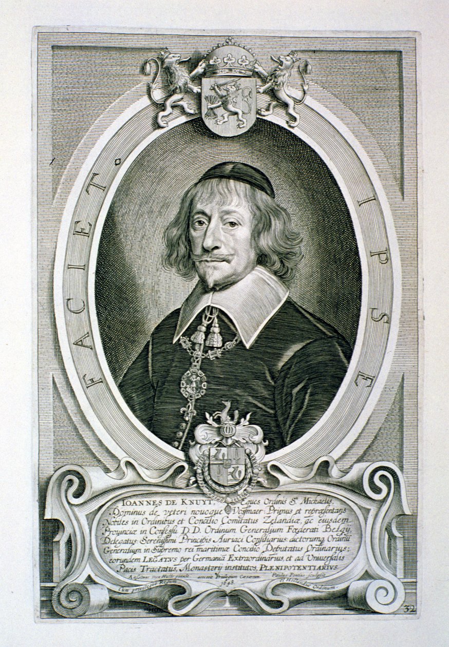 Johann van Knuyt (1587-1654), Paulus Pontius (1603-58) tarafından oyulmuş 
