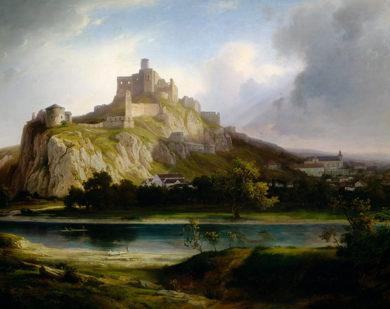 Trenčín kalesi by Antal Ligeti