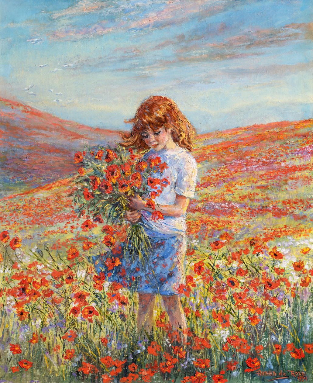 Poppies arasında Mandy by Anthea Durose