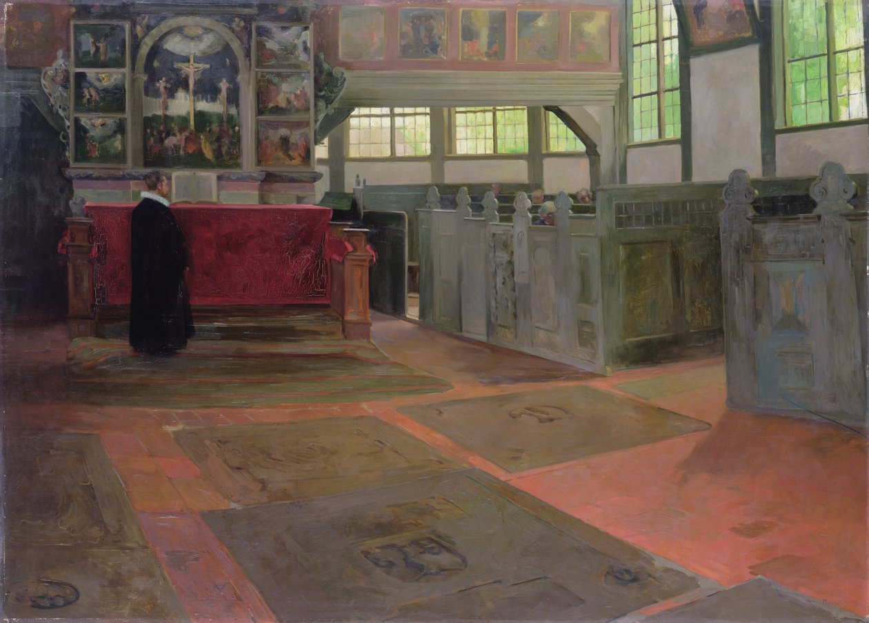 Kilise İçi, 1641 by Anthonie Delorme