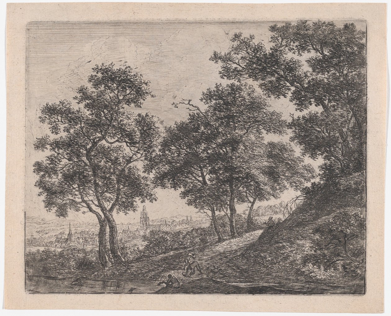 Yıkananlar, 17. yüzyıl. by Anthonie Waterloo