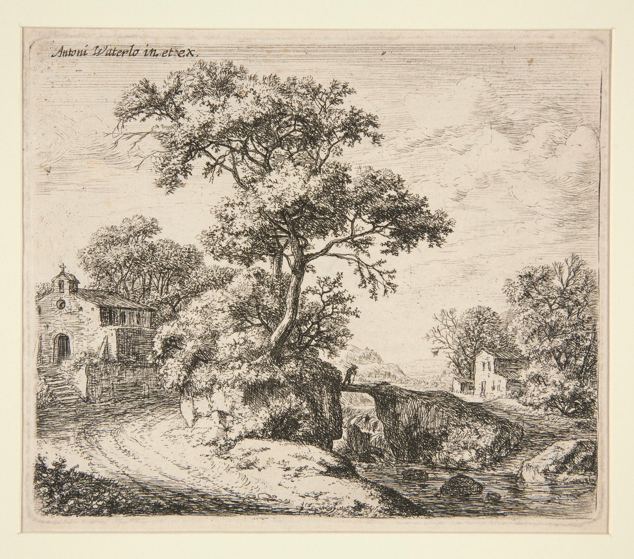 Şapel ile by Anthonie Waterloo